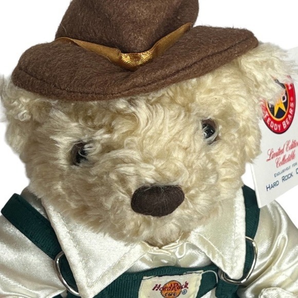 Hard Rock Cafe Munich 2003 Lederhosen Herrington Teddy Bear Limited Edition #307 - Picture 3 of 8
